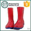 Novas botas de chuva infantil crianças meninos meninas borracha neve deslizamento em cores D-519